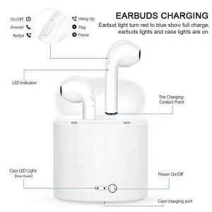 DealsForYou אלקטרוניקה Bluetooth 5.0 Wireless Earphone- אוזניות בעידוב אירפודס