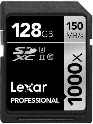 Lexar Professional 1000x 128GB SDXC UHS-II Card- כרטיס זיכרון מעולה למצלמות