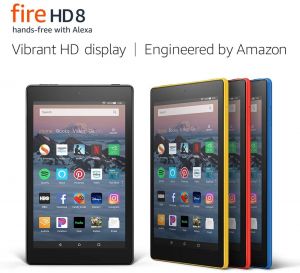 DealsForYou אלקטרוניקה Fire HD 8 Tablet (8" HD Display, 16 GB) - Black- טאבלט