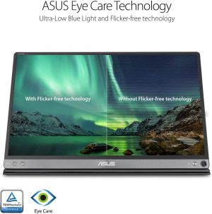 DealsForYou אלקטרוניקה Asus Zenscreen MB16ACM 15.6" Portable Monitor Full HD (1920 X 1080) IPS Eye Care USB Type-C Anti-Glare Screen  ב-95% הנחה!!