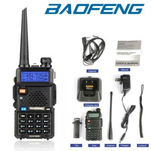 Baofeng UV-5R UHF VHF Dual Band Two Way Ham Radio Walkie Talkie- ווקי טוקי